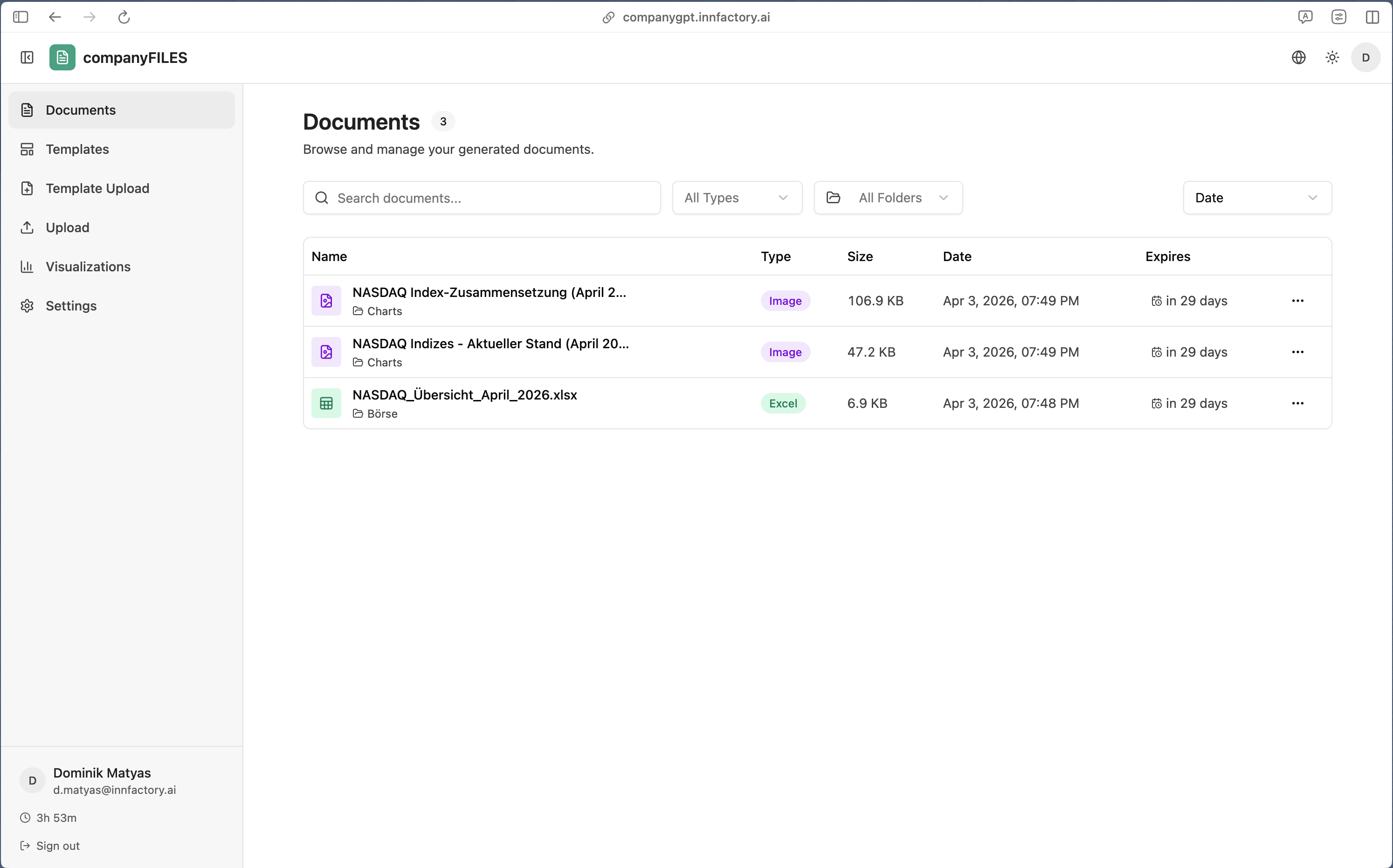 companyFILES – Manage AI-generated documents
