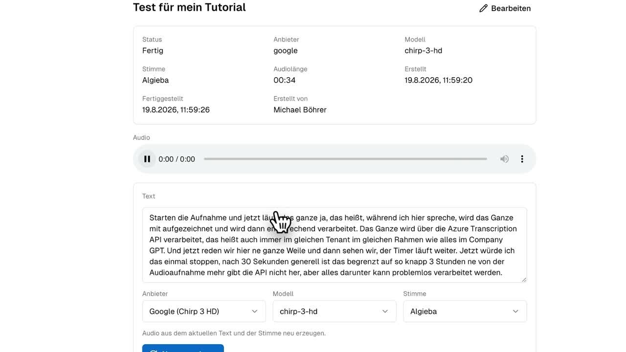 CompanyGPT Addon-Playlist auf YouTube: Demo-Videos zu companyTRANSCRIBE, companyTRANSLATE, companyRAG und weiteren Addons