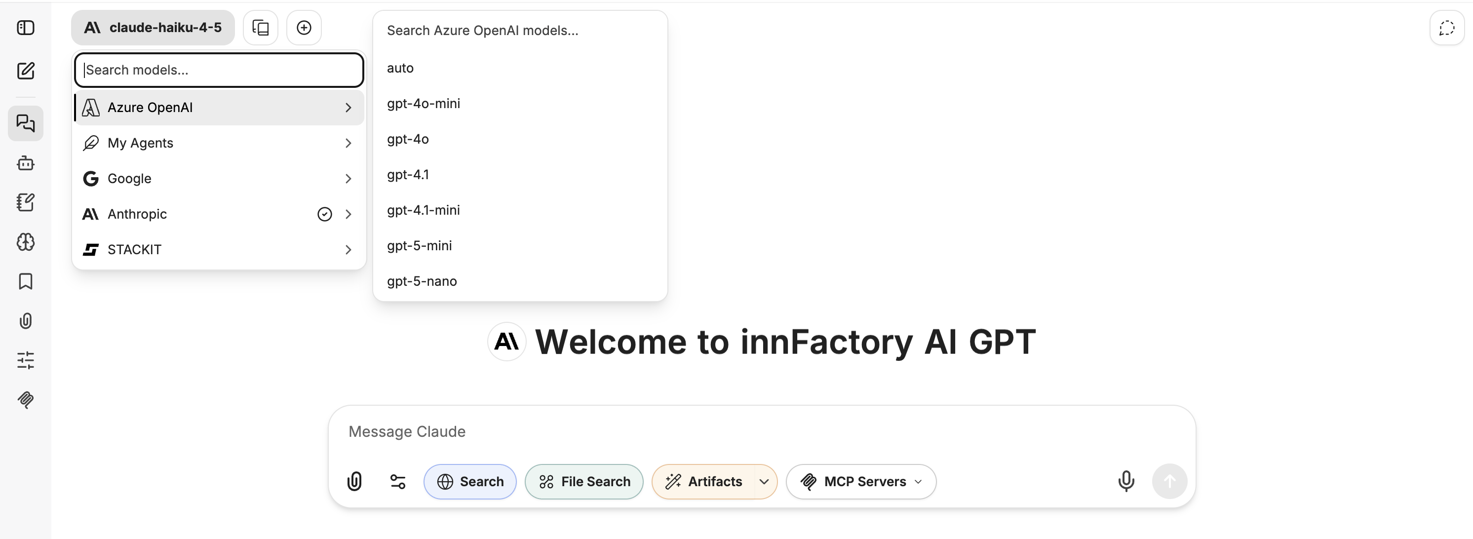 CompanyGPT - Your AI models in one place