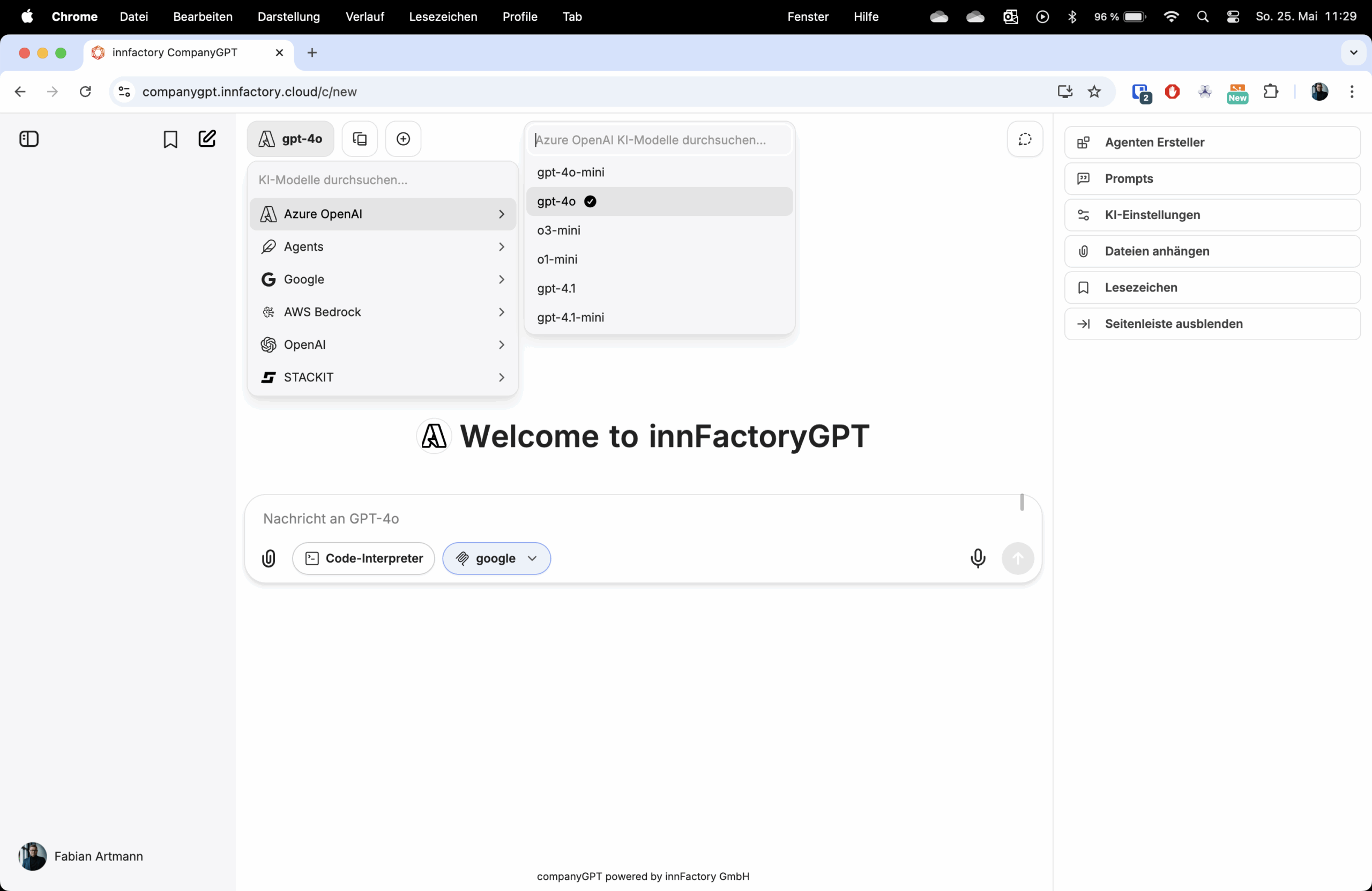 ui-company-gpt-innfactory Symbolbild des CompanyGPTs von innFactory AI Consulting GmbH.